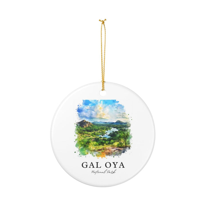 Gal Oya National Park Sri Lanka Ornament: Unique Gal Oya National Park Souvenir, Gal Oya National Park Sri Lanka Xmas Decor, and Authentic Gal Oya National Park Gift