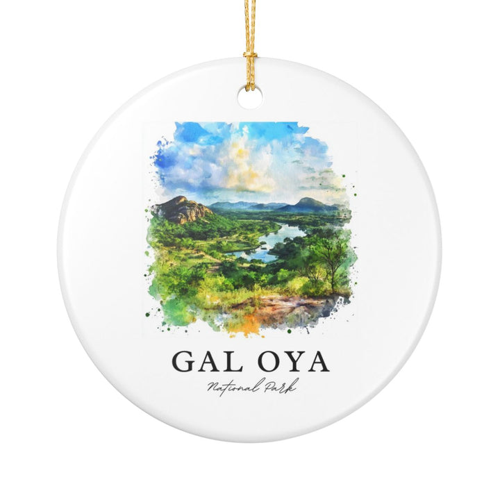 Gal Oya National Park Sri Lanka Ornament: Unique Gal Oya National Park Souvenir, Gal Oya National Park Sri Lanka Xmas Decor, and Authentic Gal Oya National Park Gift