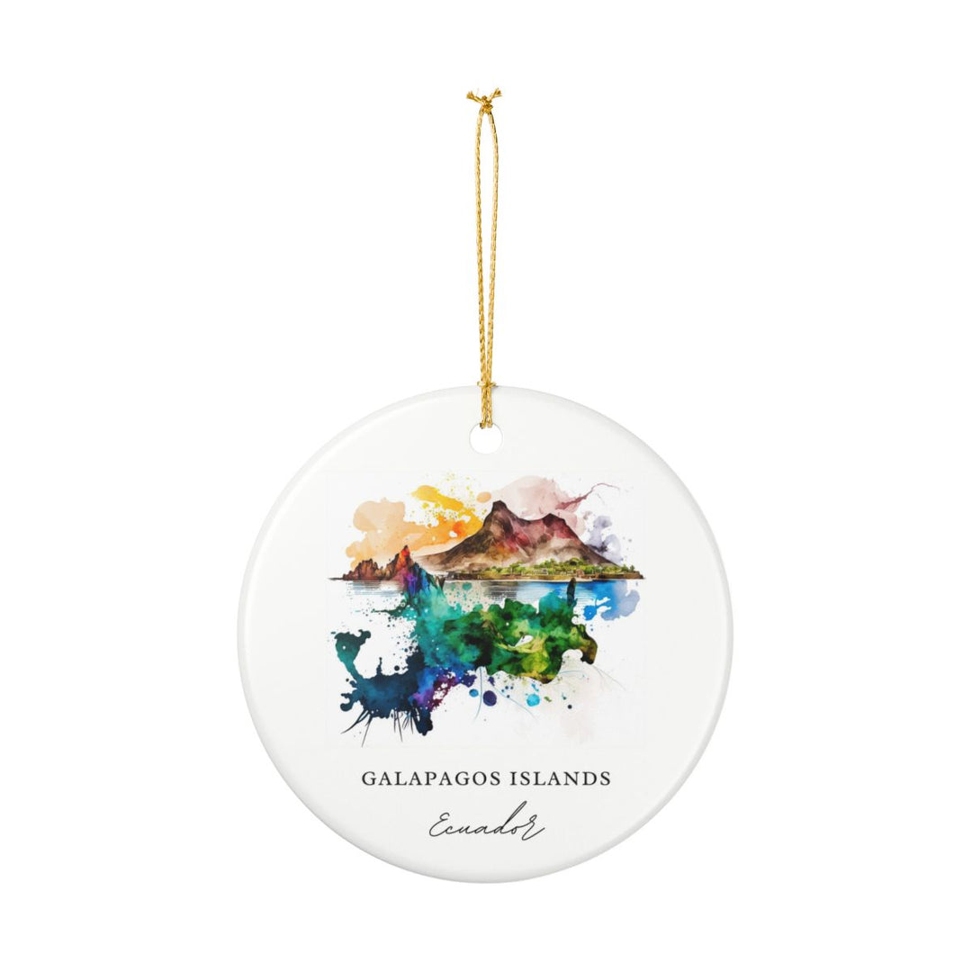 Galapagos Islands Ornament: Unique Galapagos Islands Souvenir, Galapagos Islands Xmas Decor, and Authentic Galapagos Islands Gift