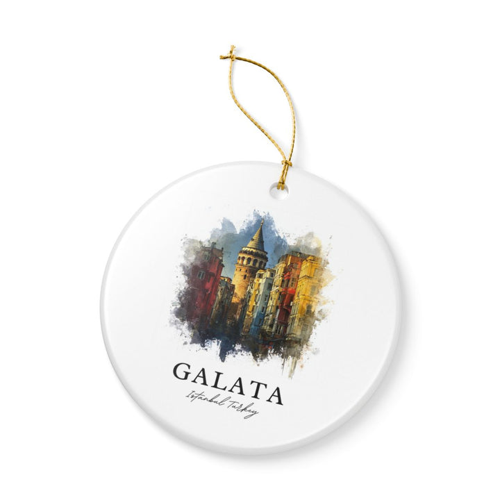 Galata Istanbul Turkey Ornament: Unique Galata Istanbul Souvenir, Galata Istanbul Turkey Xmas Decor, and Authentic Galata Istanbul Gift