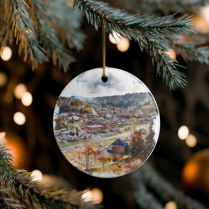 Galax Virginia USA Ornament: Unique Galax Souvenir, Galax Virginia Xmas Decor, and Authentic Galax Gift