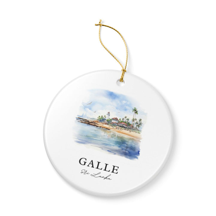 Galle Sri Lanka Ornament: Unique Galle Sri Lanka Souvenir, Galle Sri Lanka Xmas Decor, and Authentic Galle Sri Lanka Gift