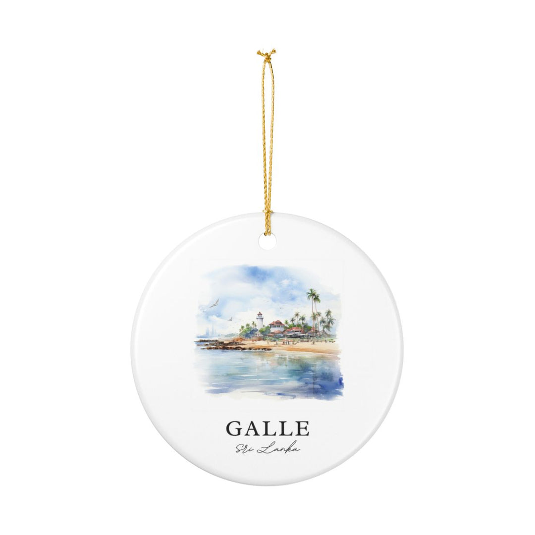 Galle Sri Lanka Ornament: Unique Galle Sri Lanka Souvenir, Galle Sri Lanka Xmas Decor, and Authentic Galle Sri Lanka Gift
