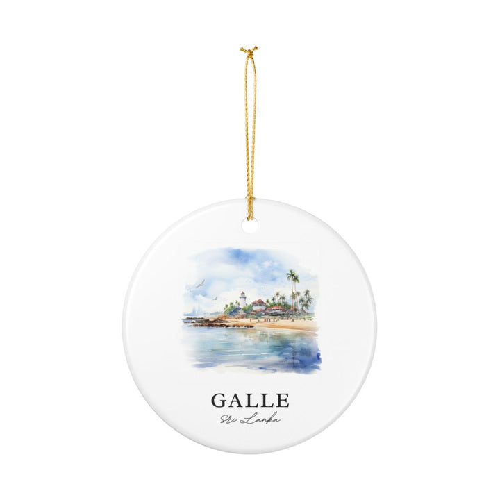 Galle Sri Lanka Ornament: Unique Galle Sri Lanka Souvenir, Galle Sri Lanka Xmas Decor, and Authentic Galle Sri Lanka Gift