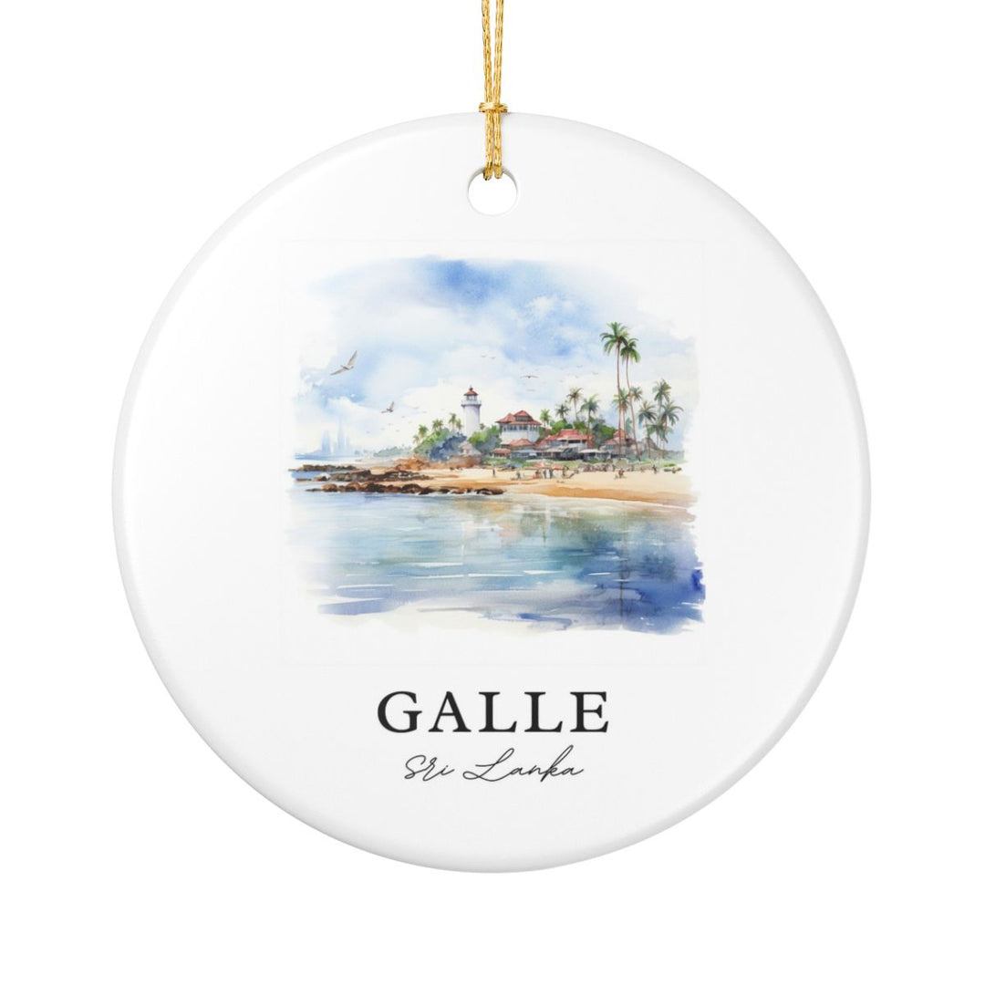 Galle Sri Lanka Ornament: Unique Galle Sri Lanka Souvenir, Galle Sri Lanka Xmas Decor, and Authentic Galle Sri Lanka Gift