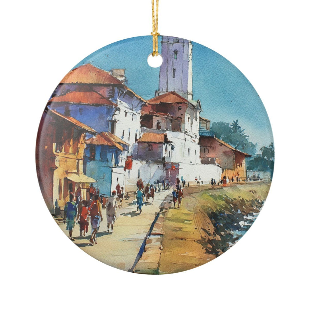 Galle Sri Lanka Ornament: Unique Galle Sri Lanka Souvenir, Galle Sri Lanka Xmas Decor, and Authentic Galle Sri Lanka Gift