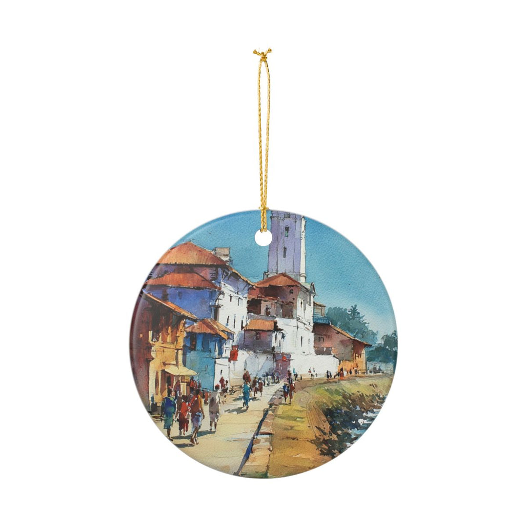 Galle Sri Lanka Ornament: Unique Galle Sri Lanka Souvenir, Galle Sri Lanka Xmas Decor, and Authentic Galle Sri Lanka Gift