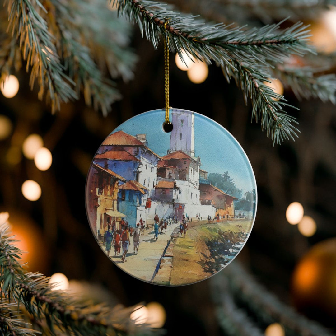 Galle Sri Lanka Ornament: Unique Galle Sri Lanka Souvenir, Galle Sri Lanka Xmas Decor, and Authentic Galle Sri Lanka Gift
