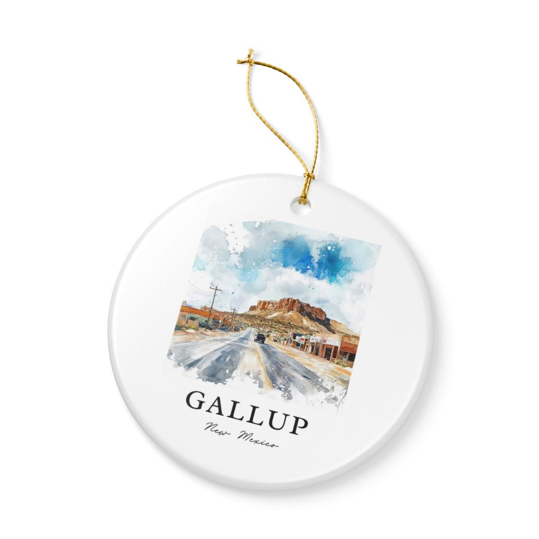 Gallup New Mexico USA Ornament: Unique Gallup Souvenir, Gallup New Mexico Xmas Decor, and Authentic Gallup Gift
