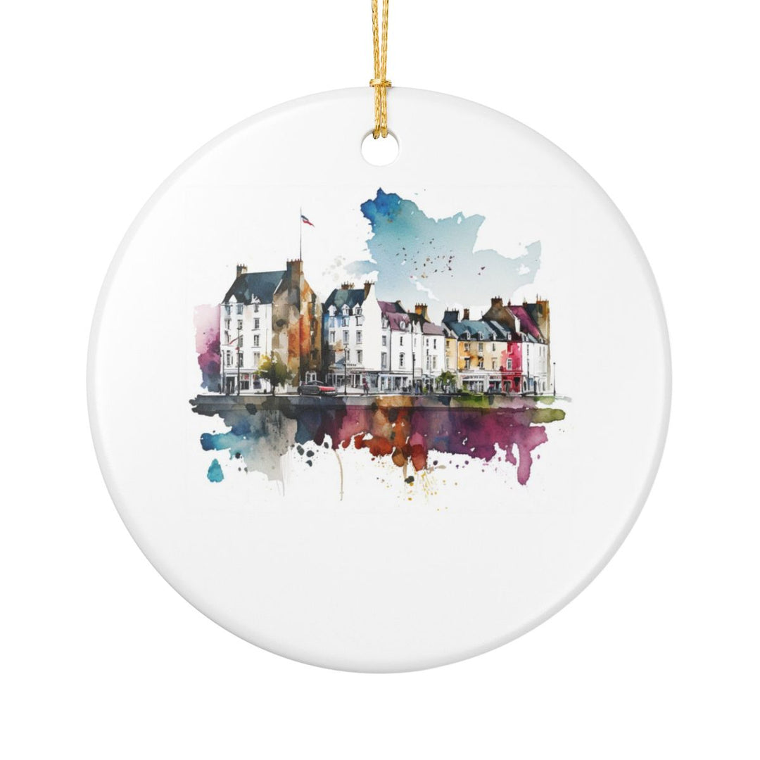 Galway Ireland Ornament: Unique Galway Souvenir, Galway Ireland Xmas Decor, and Authentic Galway Gift