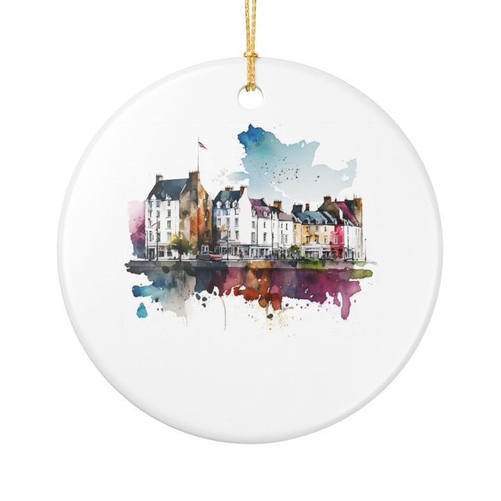 Galway Ireland Ornament: Unique Galway Souvenir, Galway Ireland Xmas Decor, and Authentic Galway Gift
