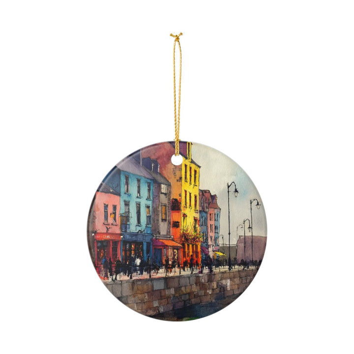 Galway Ireland Ornament: Unique Galway Souvenir, Galway Ireland Xmas Decor, and Authentic Galway Gift