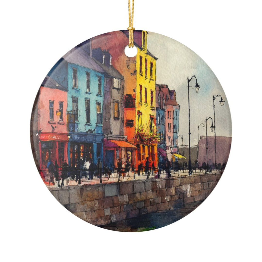 Galway Ireland Ornament: Unique Galway Souvenir, Galway Ireland Xmas Decor, and Authentic Galway Gift