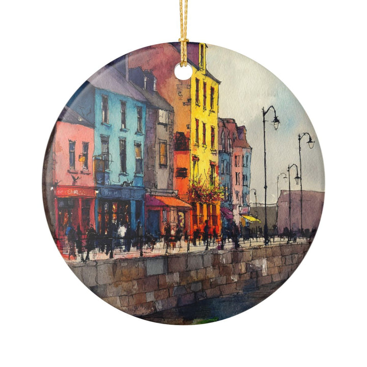 Galway Ireland Ornament: Unique Galway Souvenir, Galway Ireland Xmas Decor, and Authentic Galway Gift