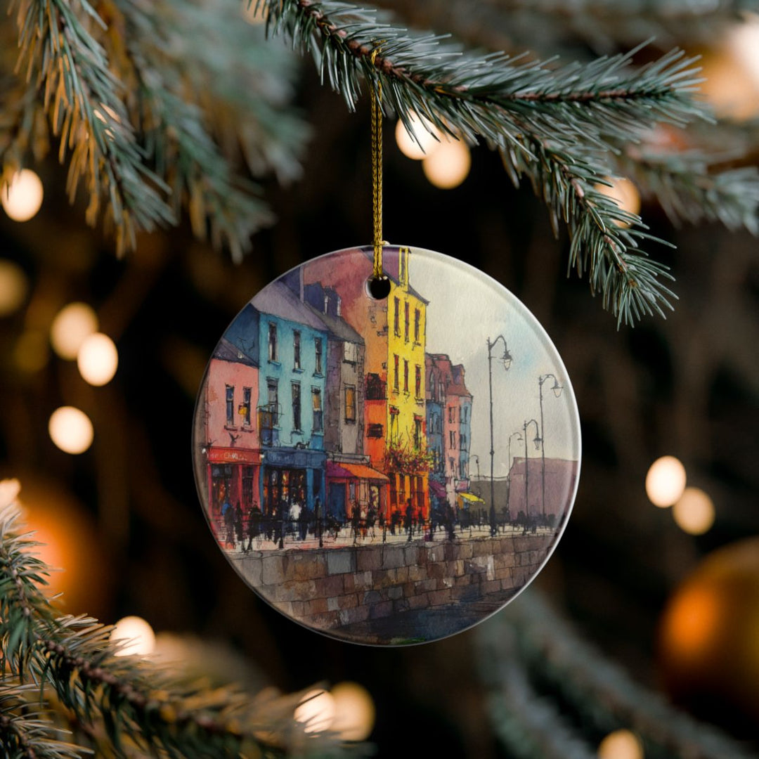 Galway Ireland Ornament: Unique Galway Souvenir, Galway Ireland Xmas Decor, and Authentic Galway Gift
