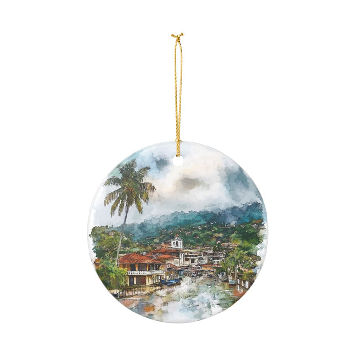 Gamboa Panama Ornament: Unique Gamboa Panama Souvenir, Gamboa Panama Xmas Decor, and Authentic Gamboa Panama Gift