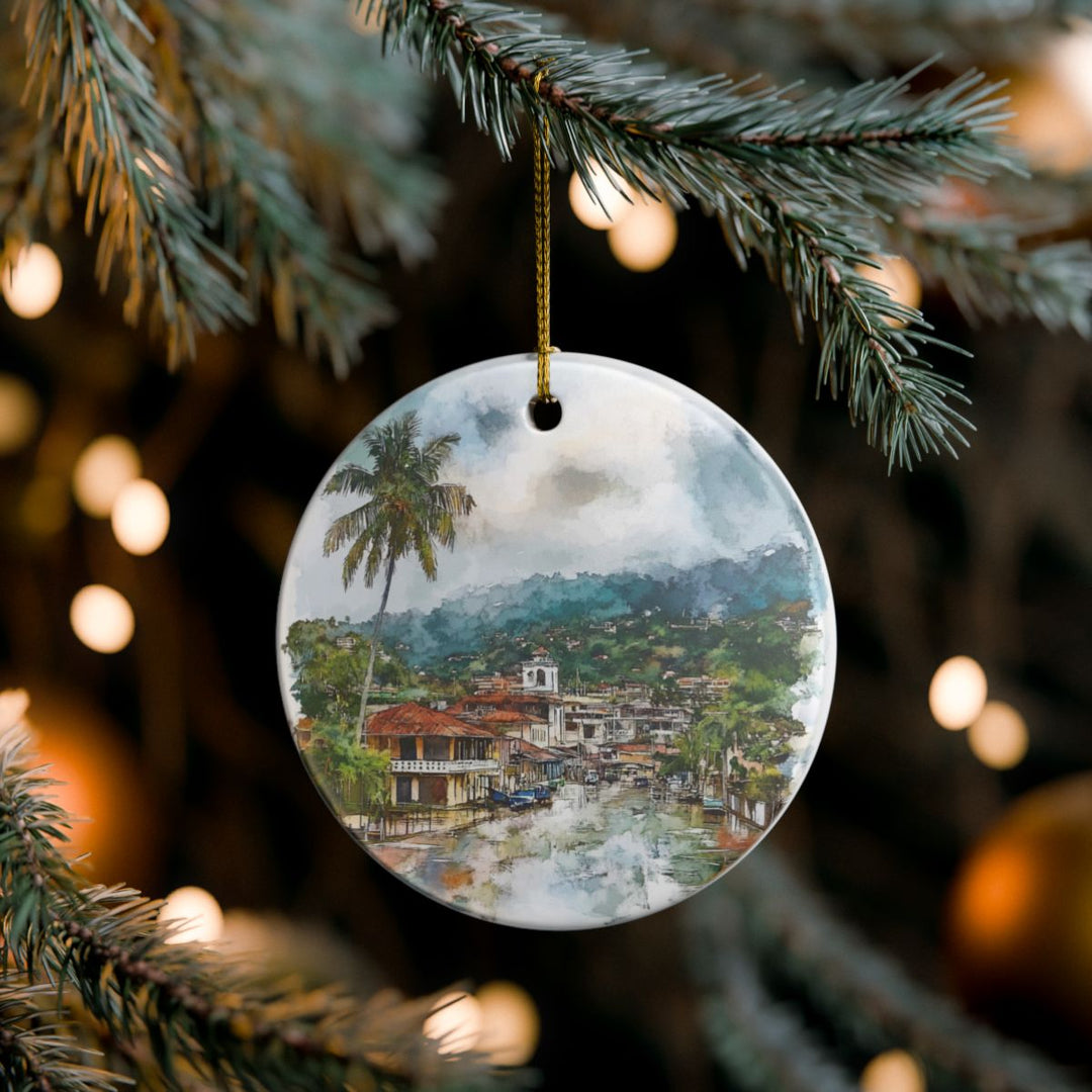 Gamboa Panama Ornament: Unique Gamboa Panama Souvenir, Gamboa Panama Xmas Decor, and Authentic Gamboa Panama Gift