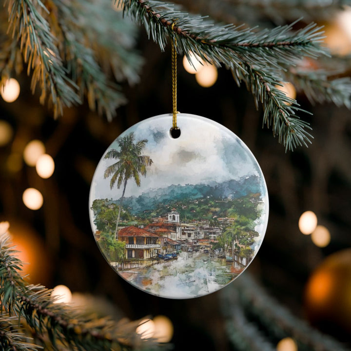 Gamboa Panama Ornament: Unique Gamboa Panama Souvenir, Gamboa Panama Xmas Decor, and Authentic Gamboa Panama Gift