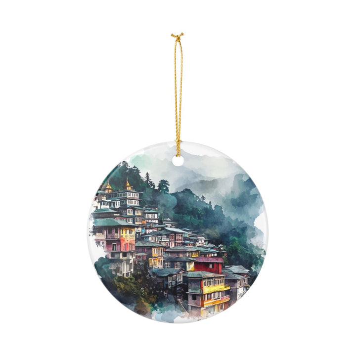 Gangtok India Ornament: Unique Gangtok Souvenir, Gangtok India Xmas Decor, and Authentic Gangtok Gift