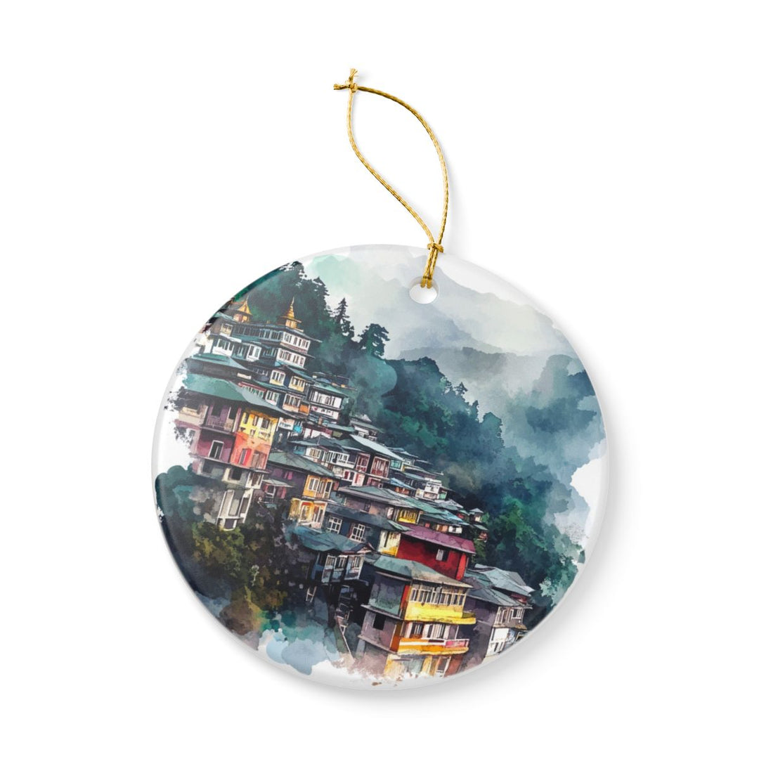 Gangtok India Ornament: Unique Gangtok Souvenir, Gangtok India Xmas Decor, and Authentic Gangtok Gift