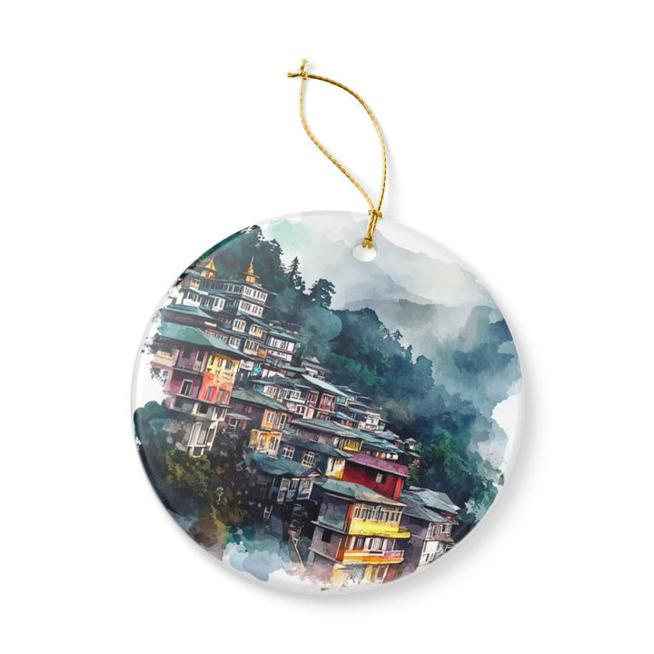 Gangtok India Ornament: Unique Gangtok Souvenir, Gangtok India Xmas Decor, and Authentic Gangtok Gift