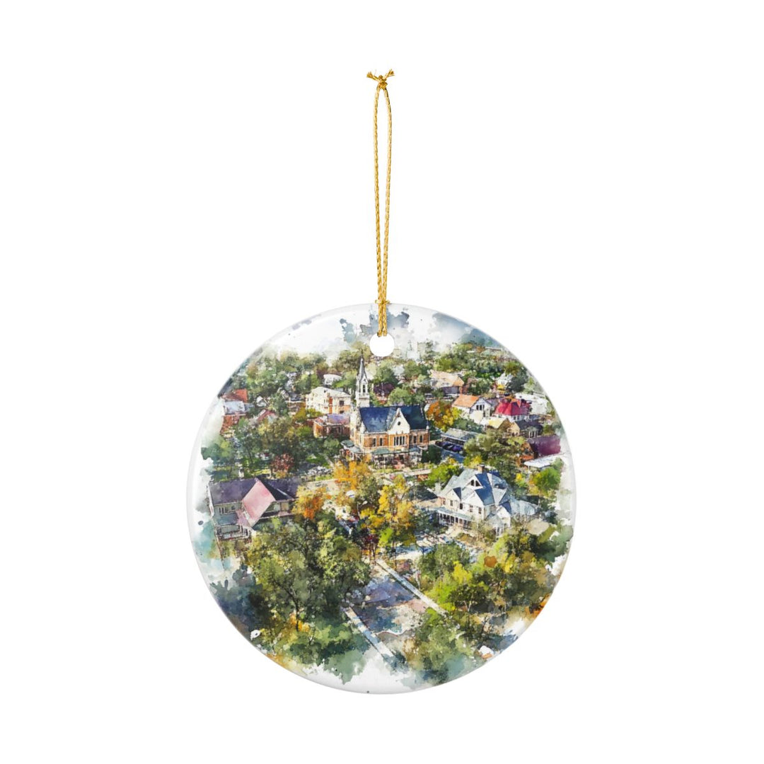 Garden City Kansas USA Ornament: Unique Garden City Souvenir, Garden City Kansas Xmas Decor, and Authentic Garden City Gift