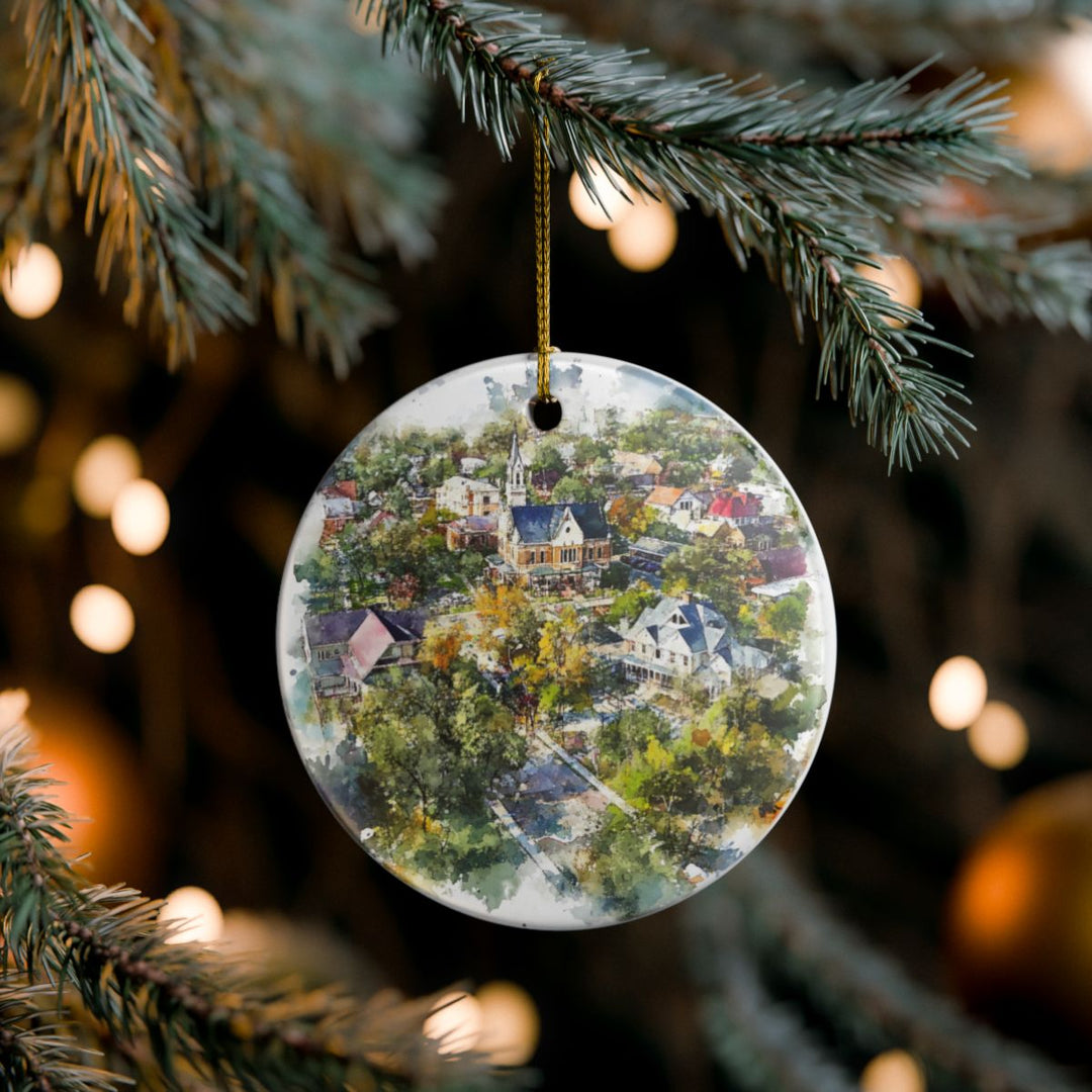 Garden City Kansas USA Ornament: Unique Garden City Souvenir, Garden City Kansas Xmas Decor, and Authentic Garden City Gift