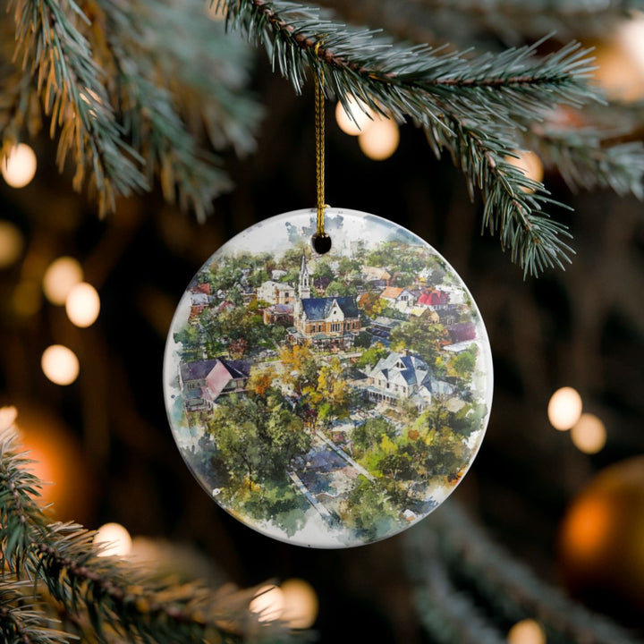 Garden City Kansas USA Ornament: Unique Garden City Souvenir, Garden City Kansas Xmas Decor, and Authentic Garden City Gift