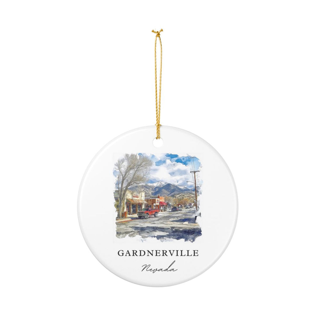 Gardnerville Nevada USA Ornament: Unique Gardnerville Souvenir, Gardnerville Nevada Xmas Decor, and Authentic Gardnerville Gift