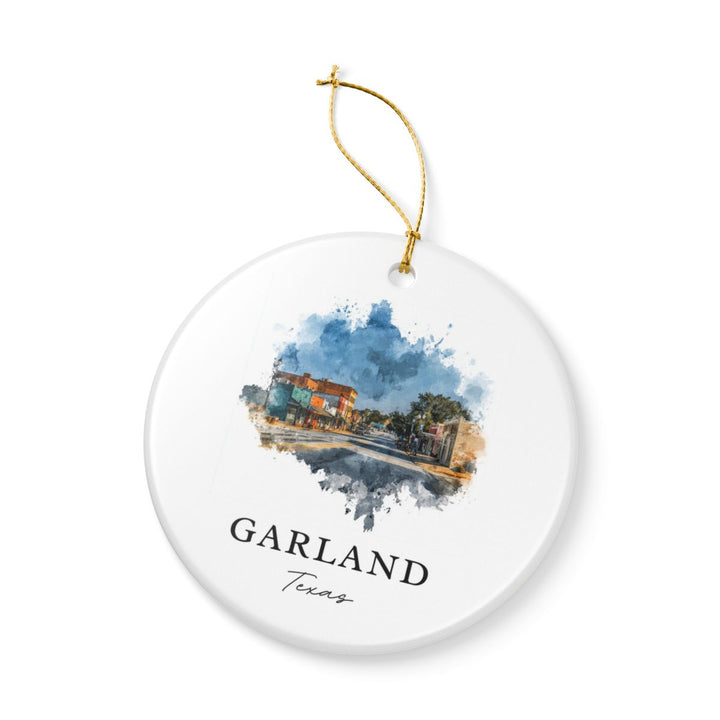 Garland Texas Ornament: Unique Garland Souvenir, Garland Texas Xmas Decor, and Authentic Garland Gift
