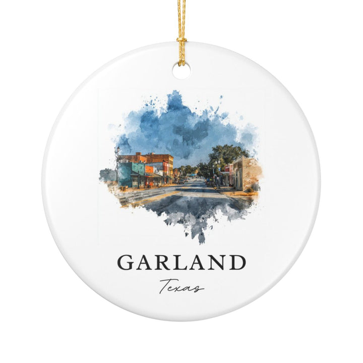 Garland Texas Ornament: Unique Garland Souvenir, Garland Texas Xmas Decor, and Authentic Garland Gift