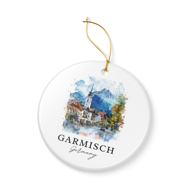 Garmisch-partenkirchen Germany Ornament: Unique Garmisch-partenkirchen Souvenir, Garmisch-partenkirchen Germany Xmas Decor, and Authentic Garmisch-partenkirchen Gift