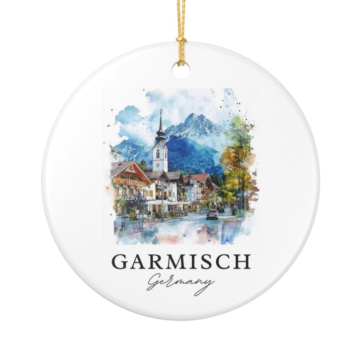 Garmisch-partenkirchen Germany Ornament: Unique Garmisch-partenkirchen Souvenir, Garmisch-partenkirchen Germany Xmas Decor, and Authentic Garmisch-partenkirchen Gift
