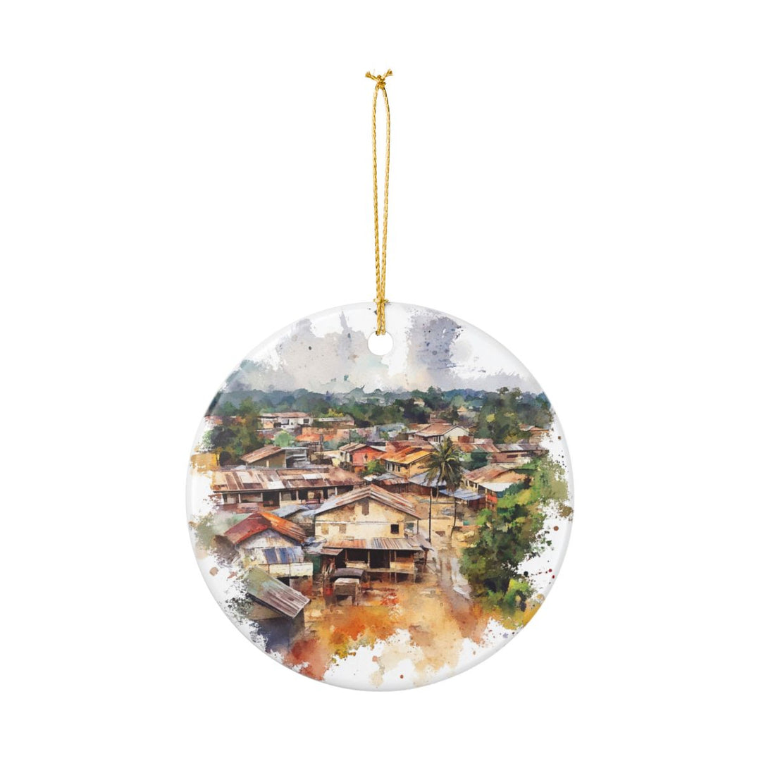 Garoua Cameroon Ornament: Unique Garoua Cameroon Souvenir, Garoua Cameroon Xmas Decor, and Authentic Garoua Cameroon Gift