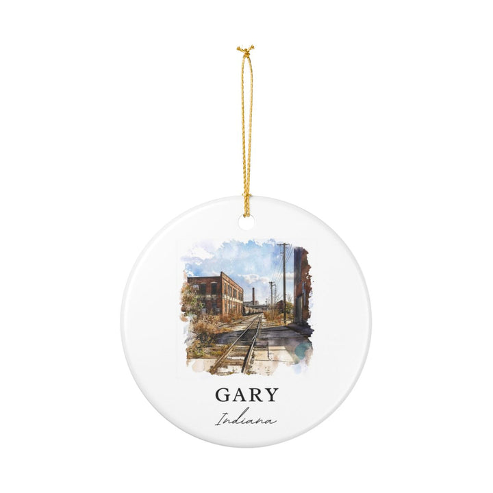 Gary Indiana Ornament: Unique Gary Souvenir, Gary Indiana Xmas Decor, and Authentic Gary Gift