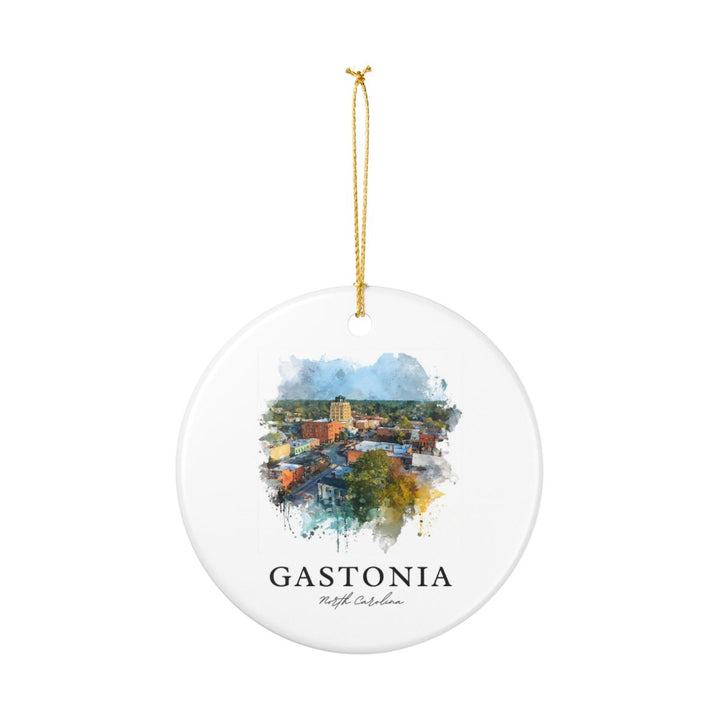 Gastonia North Carolina Ornament: Unique Gastonia Souvenir, Gastonia North Carolina Xmas Decor, and Authentic Gastonia Gift