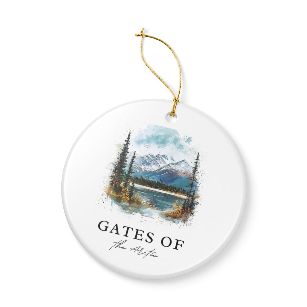 Gates of the Arctic Alaska USA Ornament: Unique Gates of the Arctic Souvenir, Gates of the Arctic Alaska Xmas Decor, and Authentic Gates of the Arctic Gift