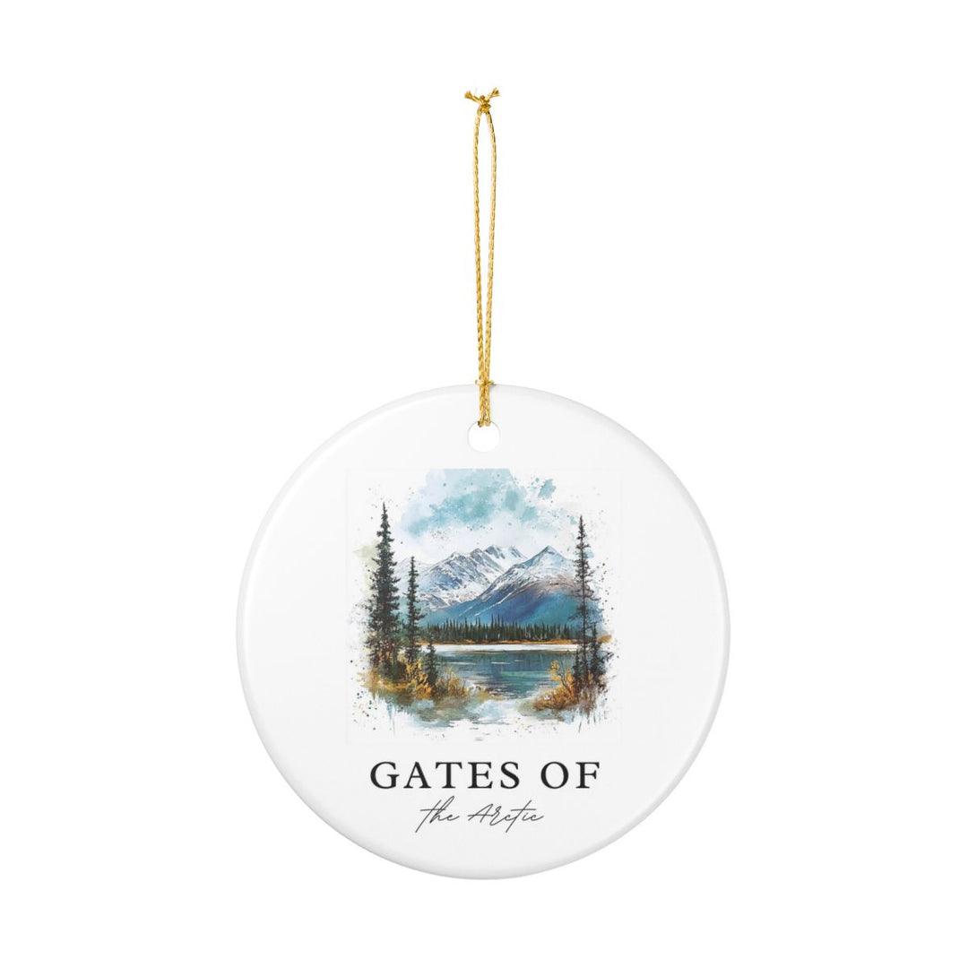 Gates of the Arctic Alaska USA Ornament: Unique Gates of the Arctic Souvenir, Gates of the Arctic Alaska Xmas Decor, and Authentic Gates of the Arctic Gift
