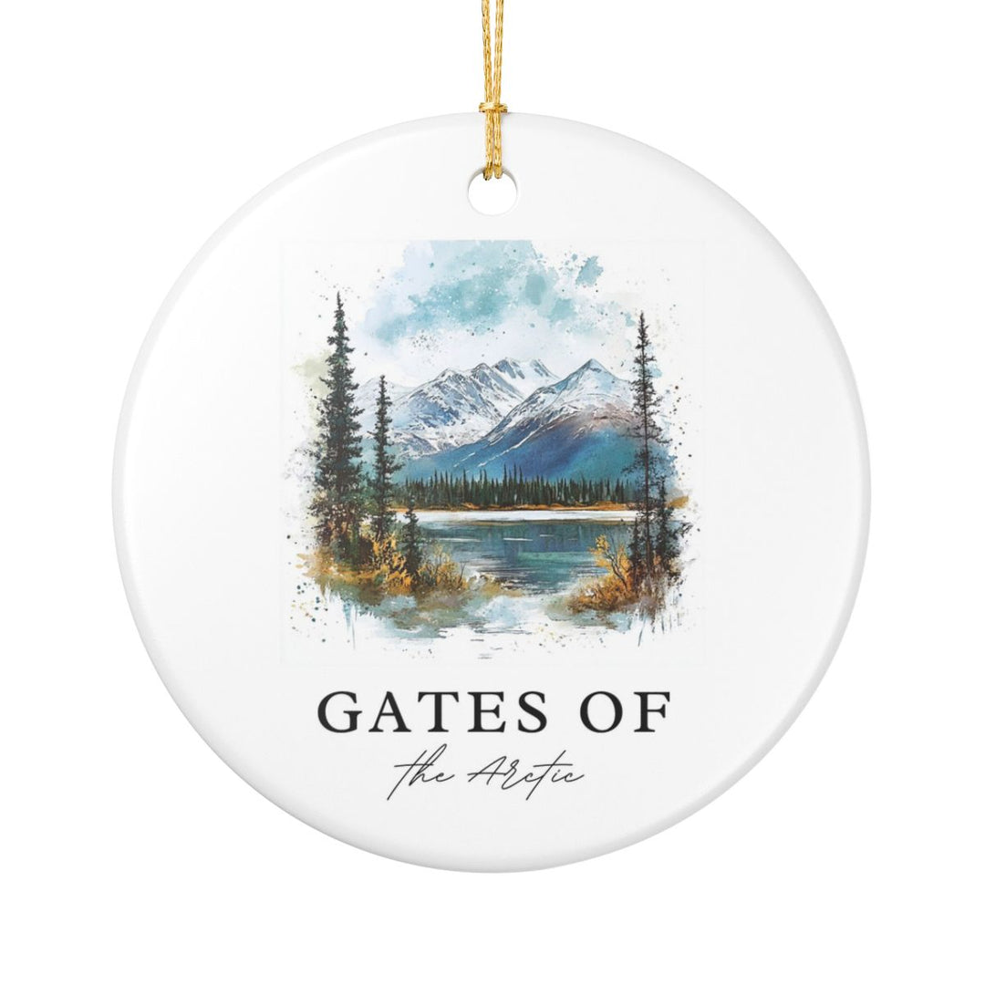 Gates of the Arctic Alaska USA Ornament: Unique Gates of the Arctic Souvenir, Gates of the Arctic Alaska Xmas Decor, and Authentic Gates of the Arctic Gift