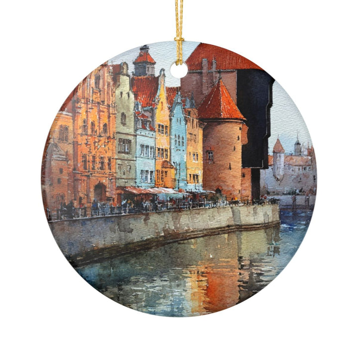 Gdansk Poland Ornament: Unique Gdansk Poland Souvenir, Gdansk Poland Xmas Decor, and Authentic Gdansk Poland Gift
