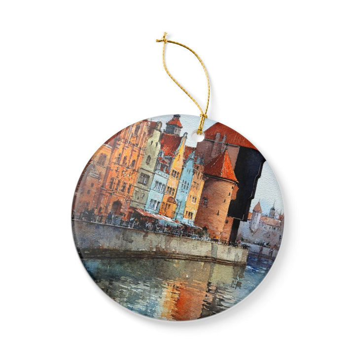 Gdansk Poland Ornament: Unique Gdansk Poland Souvenir, Gdansk Poland Xmas Decor, and Authentic Gdansk Poland Gift