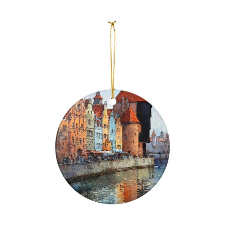 Gdansk Poland Ornament: Unique Gdansk Poland Souvenir, Gdansk Poland Xmas Decor, and Authentic Gdansk Poland Gift