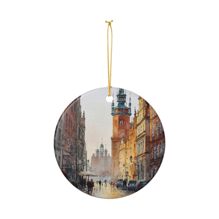 Gdansk Poland Ornament: Unique Gdansk Poland Souvenir, Gdansk Poland Xmas Decor, and Authentic Gdansk Poland Gift