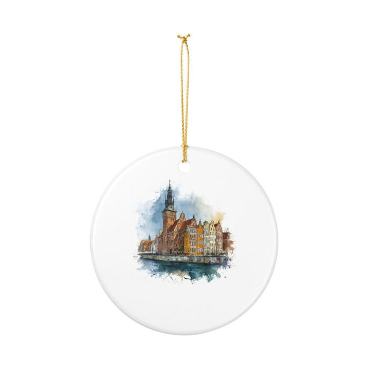 Gdansk Poland Ornament: Unique Gdansk Poland Souvenir, Gdansk Poland Xmas Decor, and Authentic Gdansk Poland Gift