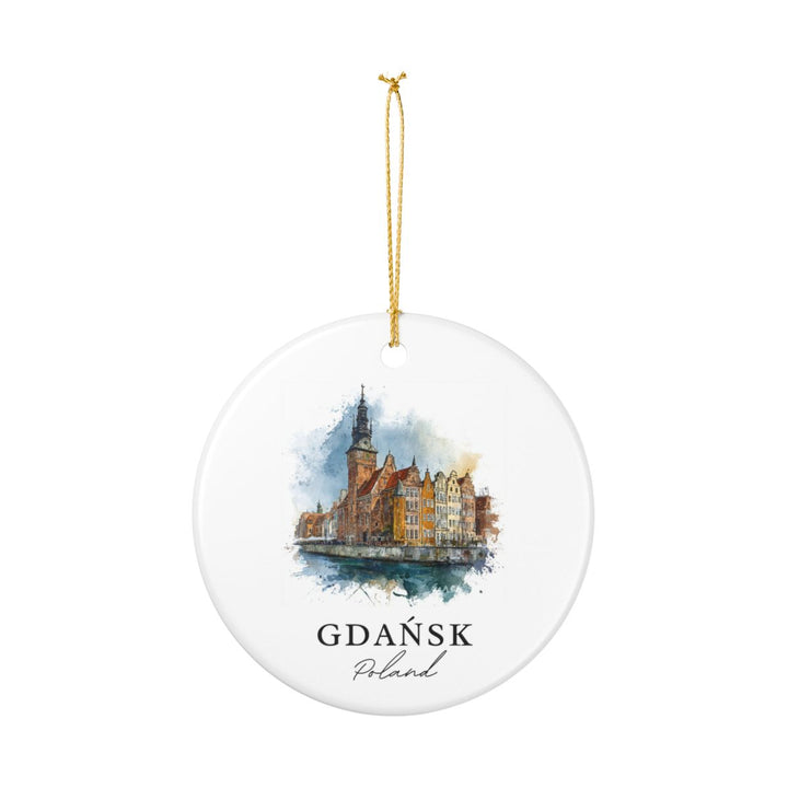 Gdansk Poland Ornament | Christmas Travel Souvenir Gift