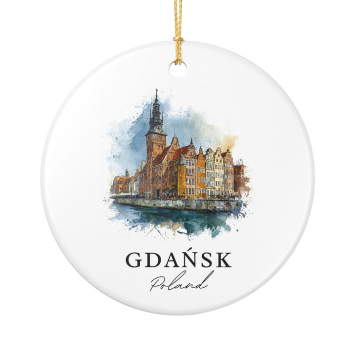 Gdansk Poland Ornament | Christmas Travel Souvenir Gift