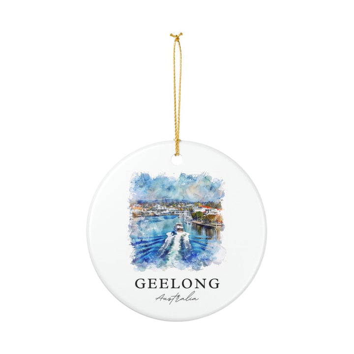 Geelong Australia Ornament: Unique Geelong Souvenir, Geelong Australia Xmas Decor, and Authentic Geelong Gift