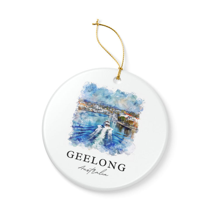 Geelong Australia Ornament: Unique Geelong Souvenir, Geelong Australia Xmas Decor, and Authentic Geelong Gift