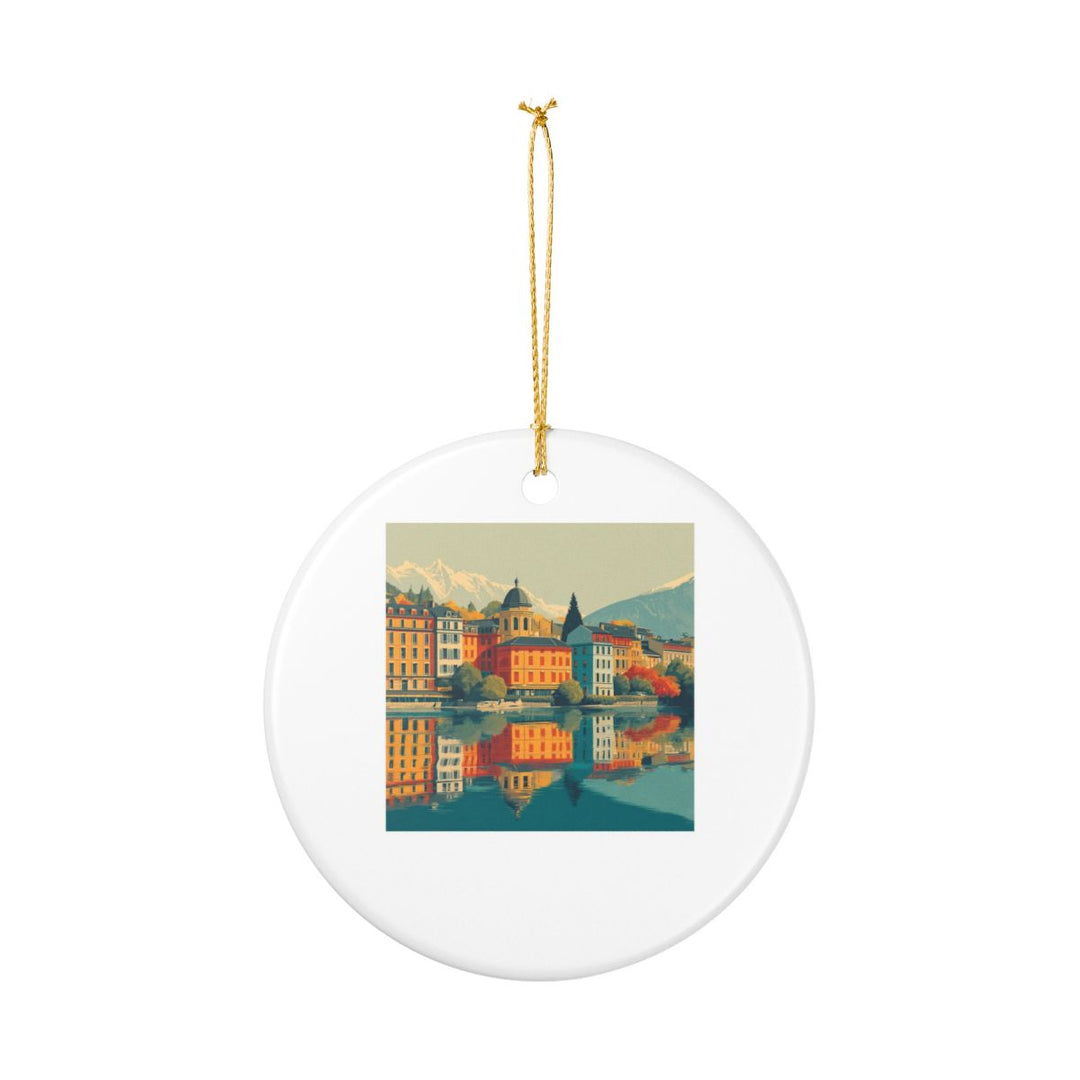 Geneva Ornament: Unique Geneva Souvenir, Geneva Xmas Decor, and Authentic Geneva Gift