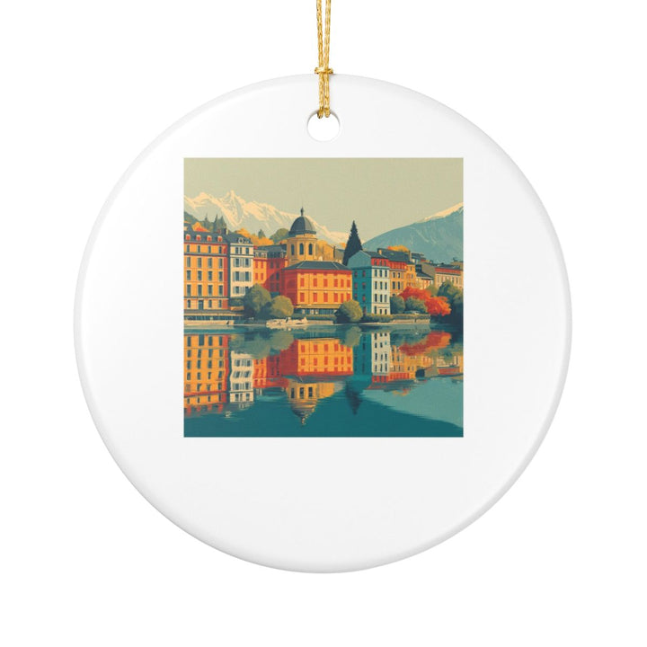 Geneva Ornament: Unique Geneva Souvenir, Geneva Xmas Decor, and Authentic Geneva Gift